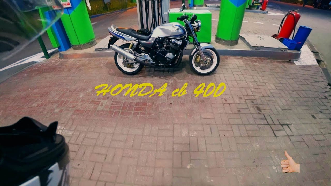 Первый выезд на HONDA СВ 400 после покупки. И легкий прохват по Питеру вечерком.