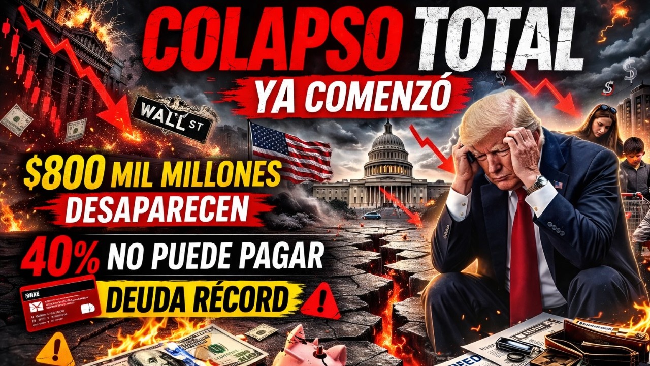 🚨 ¡EE.UU. TIEMBLA! Se desploma el mercado y crece la crisis de deuda