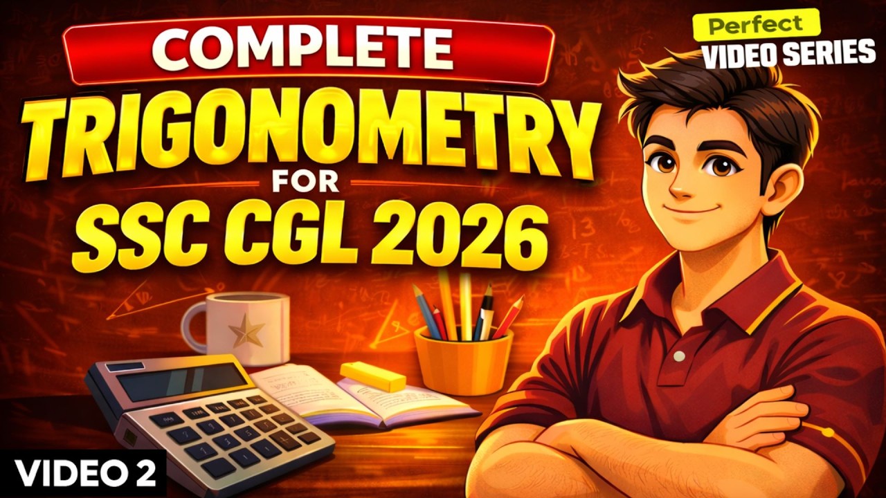 COMPLETE TRIGONOMETRY FOR SSC CGL 2026 || VIDEO 2 ||