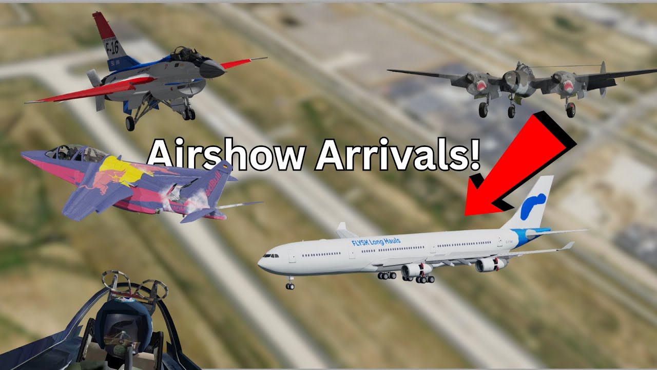 FlySky Fictional AIRSHOW 2025 | Arrivals | DAY ONE ✈️