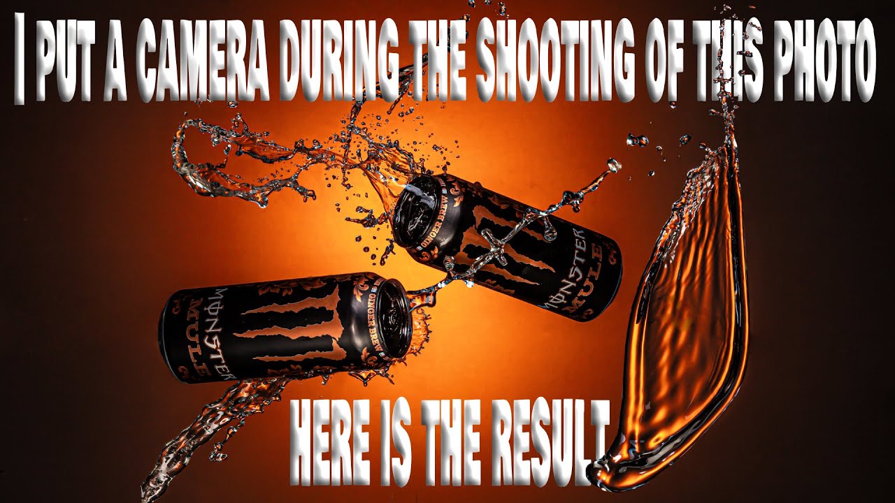 MONSTER SPLASH PHOTOGRAPHY&mdash;BEHIND THE SCENES OF THE SHOOTING&mdash;PRODUCT PHOTOGRAPHY&mdash;THIERRY KUBA