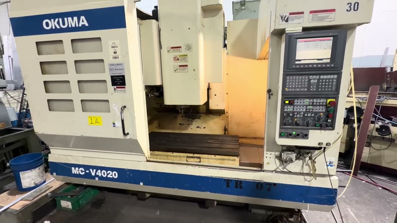 OKUMA MC-V4020 CNC VERTICAL MACHINING CENTER