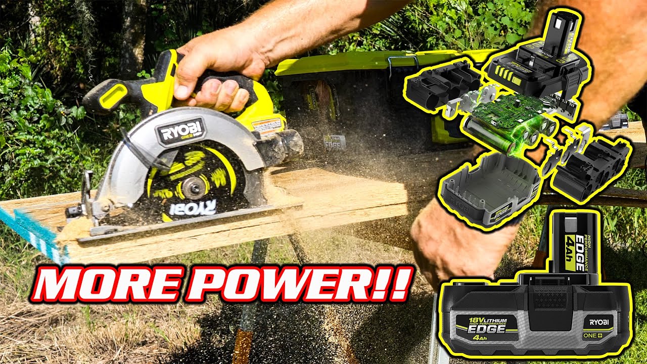 FEEL the Difference! New Ryobi EDGE High Performance Batteries
