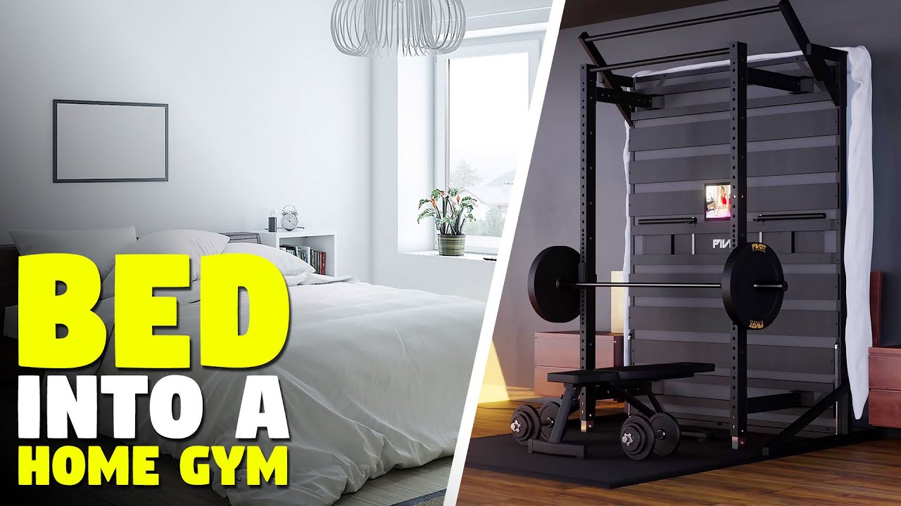 This Bed Turns Into a Fully Functional Home Gym!