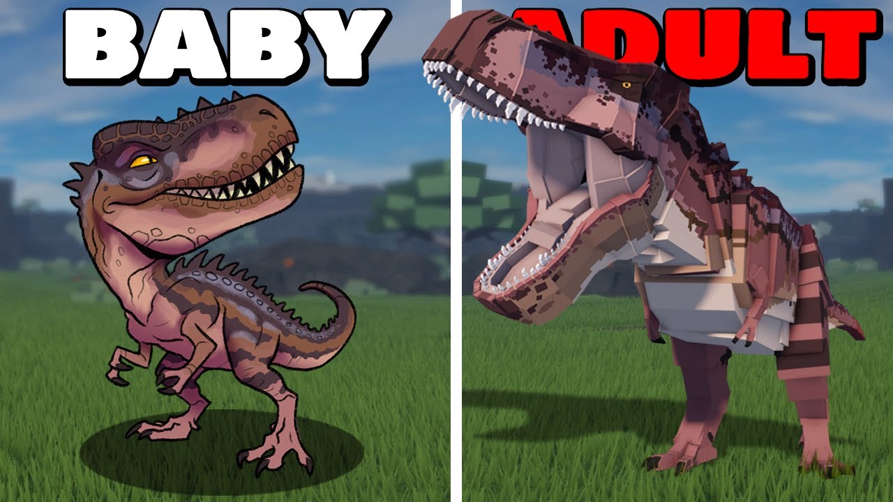 Playing As The MegaRex Tarbosaurus!!! - Roblox