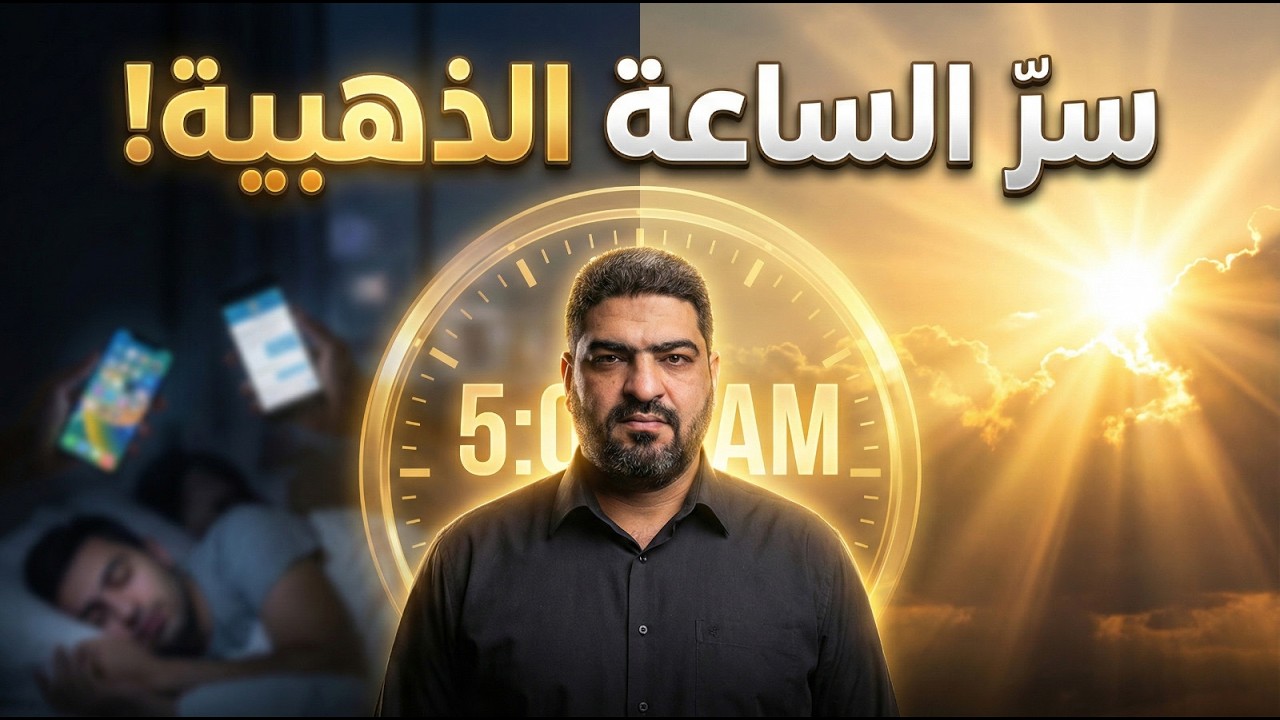 سرّ الساعة الذهبية بعد الفجر | ليه ساعة الصبح بتساوي 3 ساعات شغل؟!