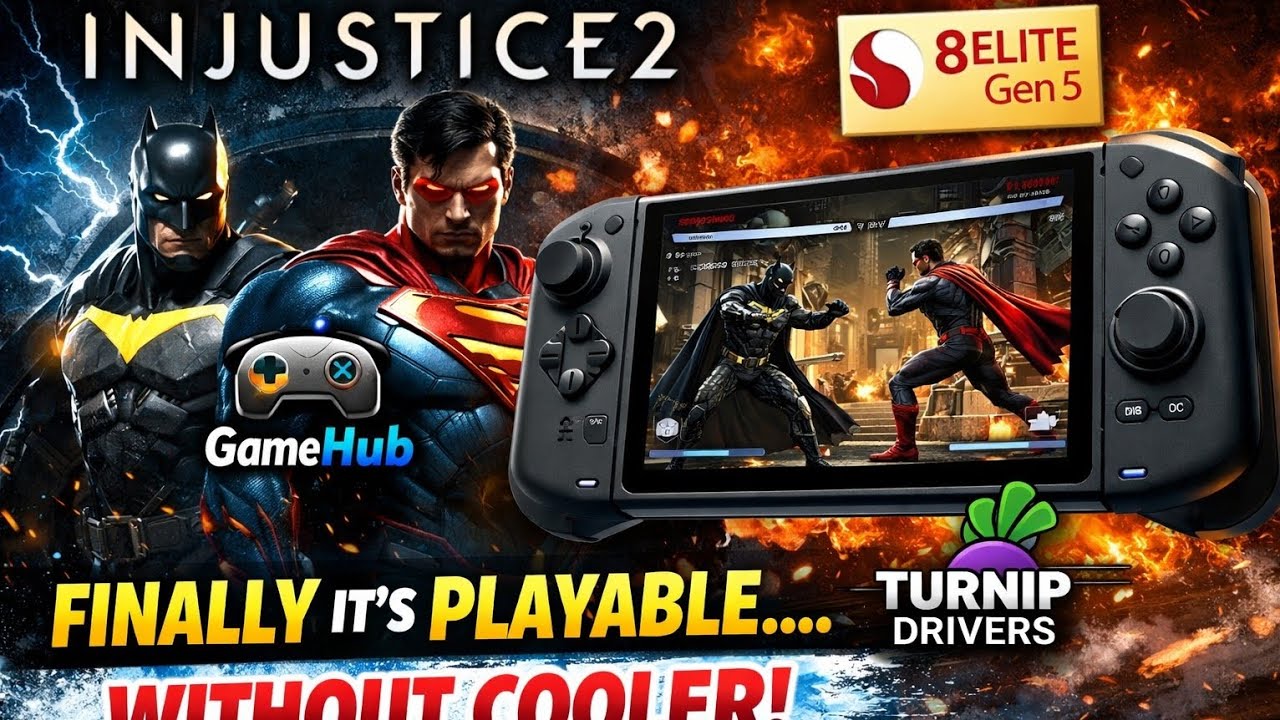 Injustice 2 PC Gameplay on Snapdragon 8 Elite Gen 5 | Turnip Drivers | Finally Playable