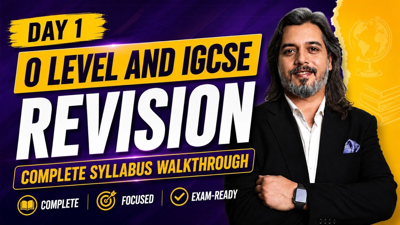7707 & 0452 O level & IGCSE Complete Syllabus Revision Day 1