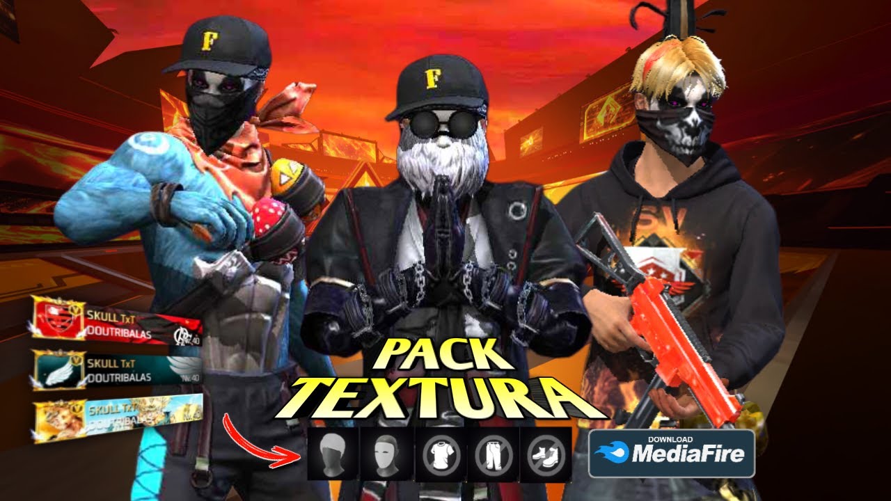 🔥 PACZKA TEKSTUR FREE FIRE 2025 (BEZ LAG&Oacute;W + ANTY-BAN) 🔰 BEZPOŚREDNI LINK | TEKSTURY FF