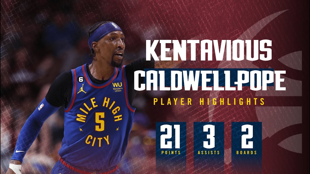 Kentavious Caldwell-Pope's Electric 21 PT Performance in Game 1 of WCF Against Lakers