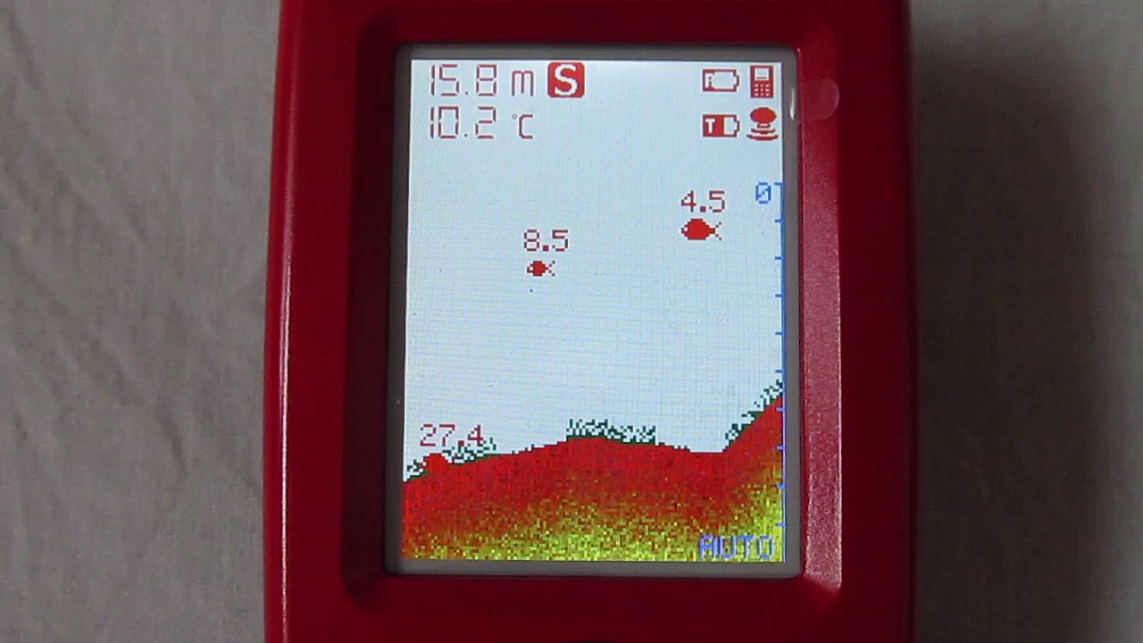 Echosonda sonar kolorowy XJ-01 bezprzewodowy - działanie - fish finder