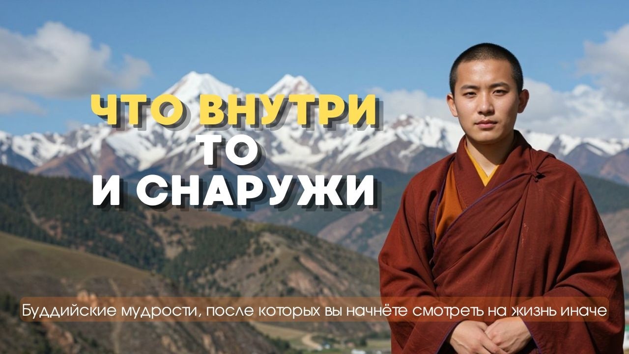 Что внутри, то и снаружи: главные буддийские мудрости, которые меняют жизнь