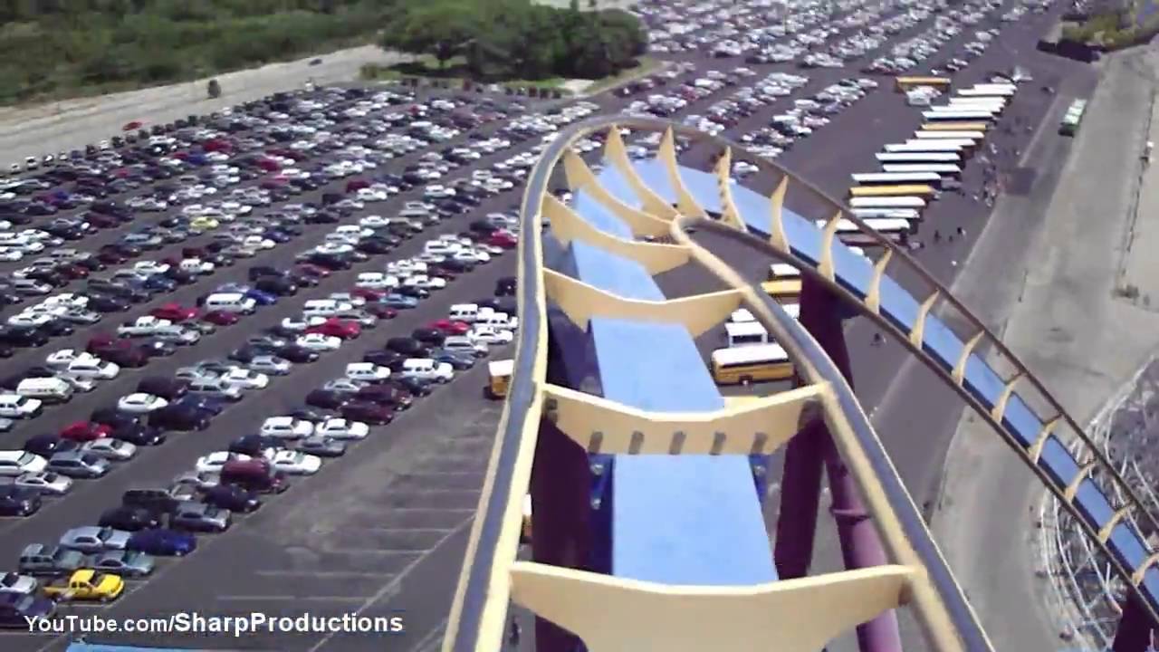 Scream (HD POV Front) Six Flags Magic Mountain California