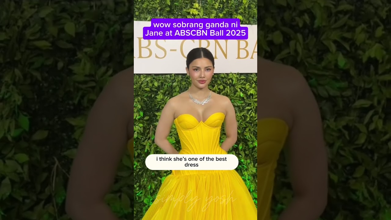 WOW JANE DE LEON LOOKING SO STUNNING AT ABSCBN BALL 2025! #janedeleon #abscbnball2025