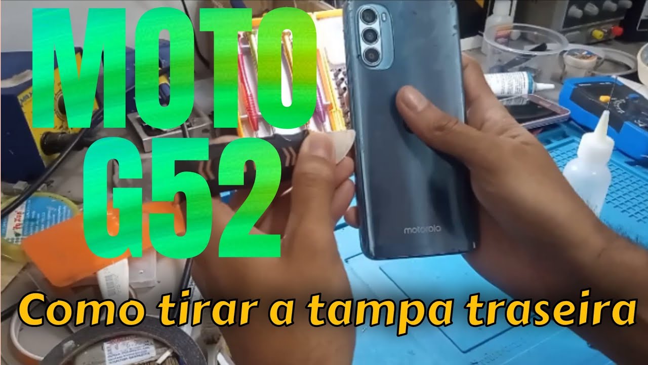 🛑COMO REMOVER TAMPA TRASEIRA DO MOTO G52 | Dica para iniciantes 🚨