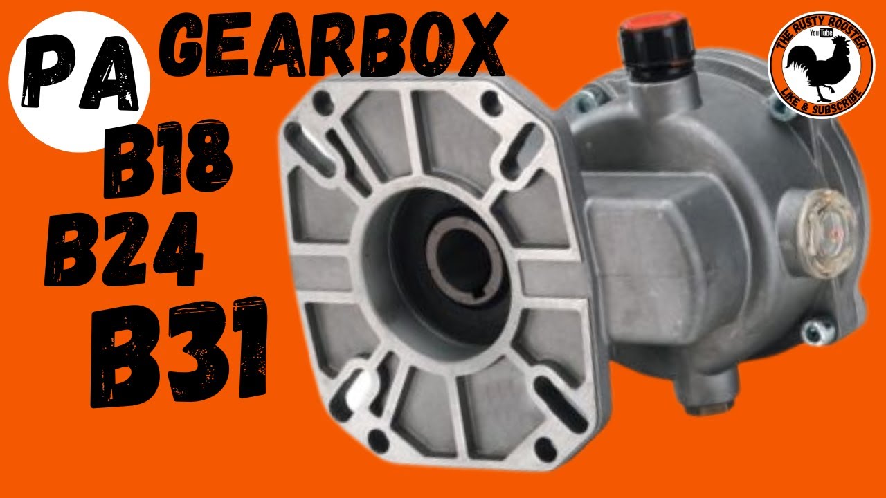 How to install a PA gearbox onto a pressure washer pump.