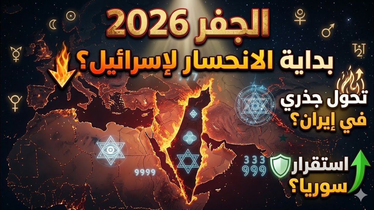 الجفر يحدد مصير المنطقة: إيران، إسرائيل، وسوريا في عام 2026