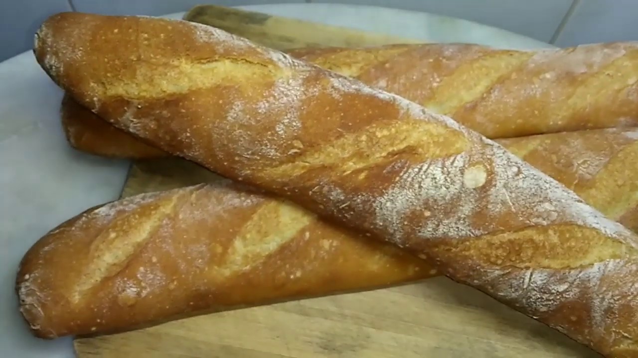 COMO FAZER BAGUETE RÚSTICA TIPO FRANCESA CROCANTE , SOVADA COM A COLHER