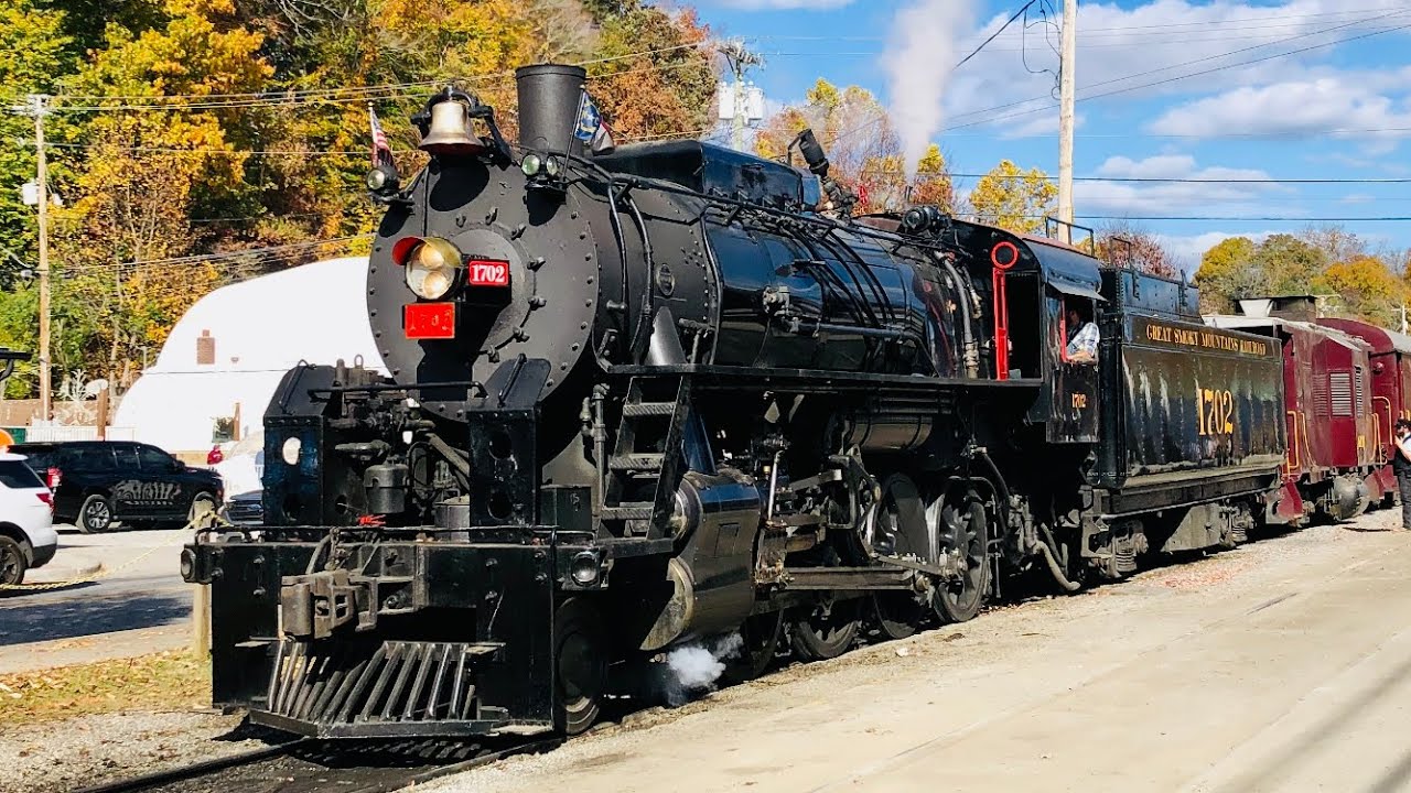 Great Smoky Mountains Railroad: #1702 Autumn Steam into November Oct. 31 - Nov. 2, 2024