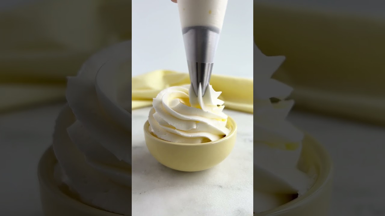 Lemon buttercream frosting! #lemon #buttercream #frosting