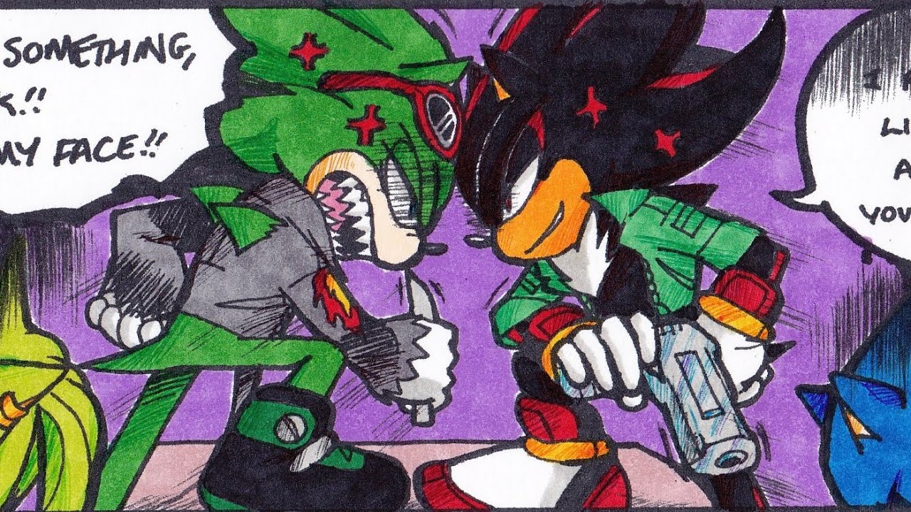 Sonic Siblings Comic (Sonadow and Manourge Comic Dub Chapter 1 Part 2)