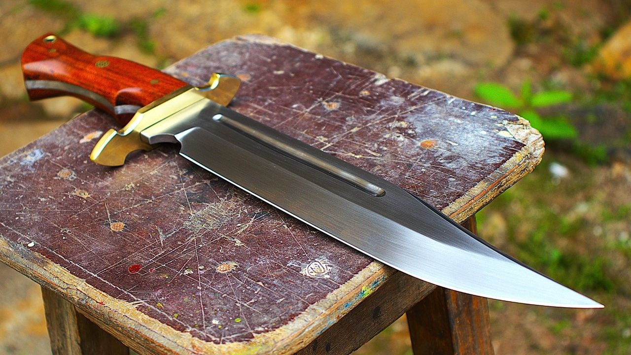 Making a Full Tang Bowie Knife