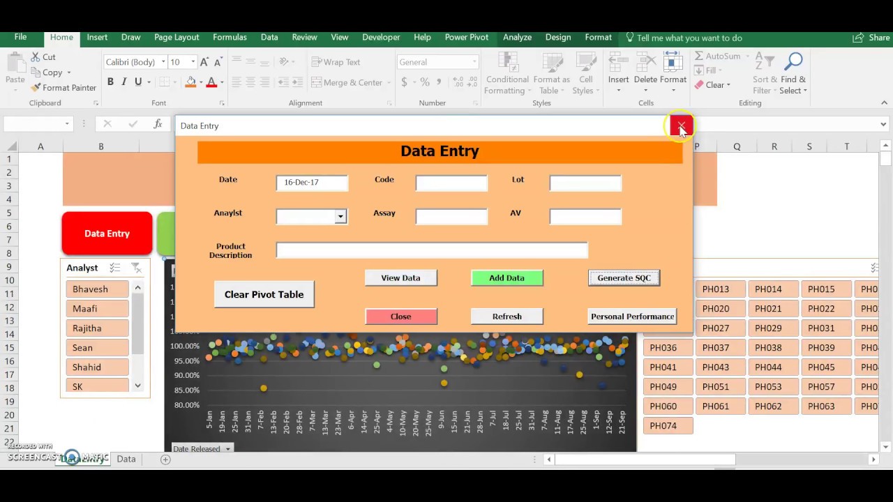 CIS9467 Final Project (Laboratory Information Management System using VBA)