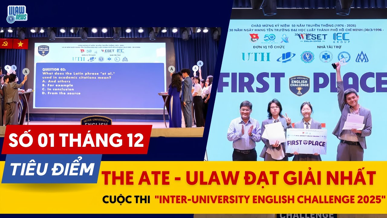 [ULAW TV] BẢN TIN ULAW SỐ 1 TH&Aacute;NG 12/2025