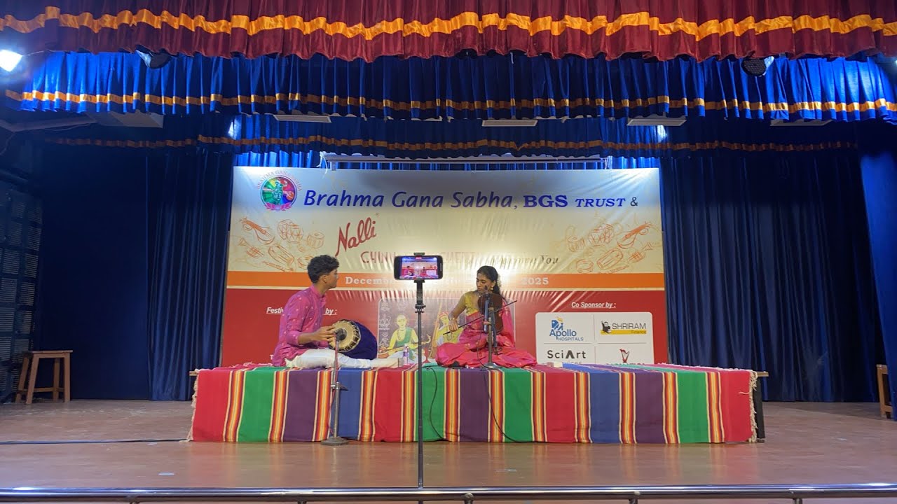 Violin Solo Aparna Raghuraman Bramha Gana Sabha TAG auditorium