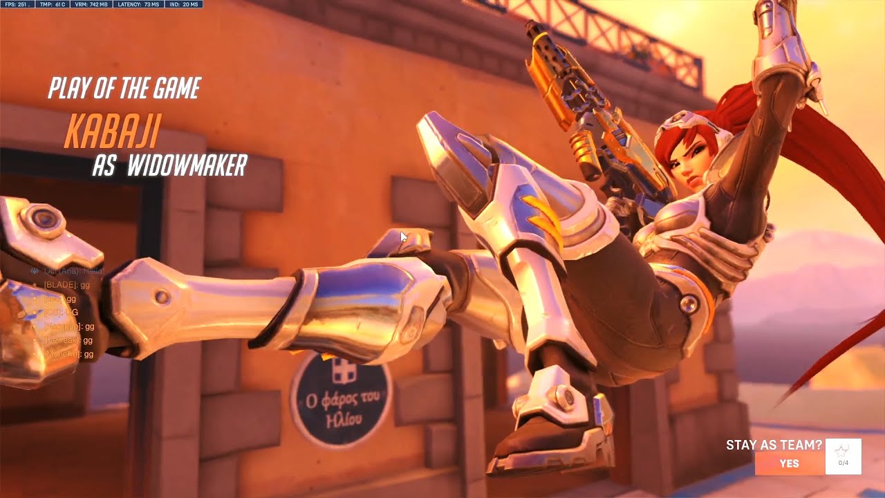 Kabaji Widow Gameplay - POTG! [ Overwatch 2 PVP Beta ]