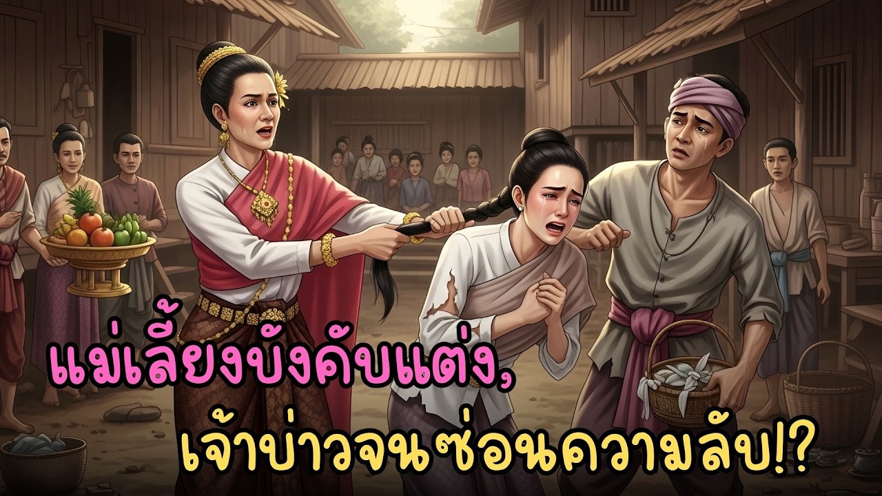 ผู้หญิงถูกแม่เลี้ยงบังคับให้แต่งงานกับชายยากจน… แต่ความจริงของเขาทำให้ทุกคนช็อก! |นิทานพื้นบ้านไทย