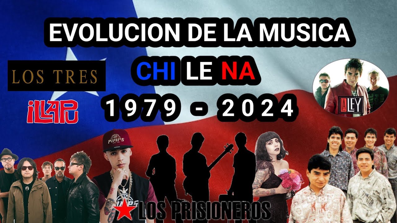 🇨🇱 Evoluci&oacute;n De La M&uacute;sica Chilena 🇨🇱 1979 - 2024 (RESUBIDO)