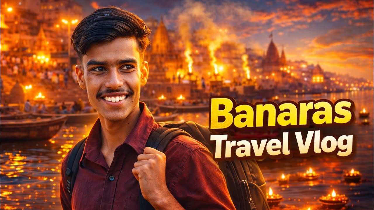 Varanasi Travel Vlog | मेरा पहला फुल ब्लॉग |Banaras Ghat, Ganga Aarti#banaras#travel #vlog