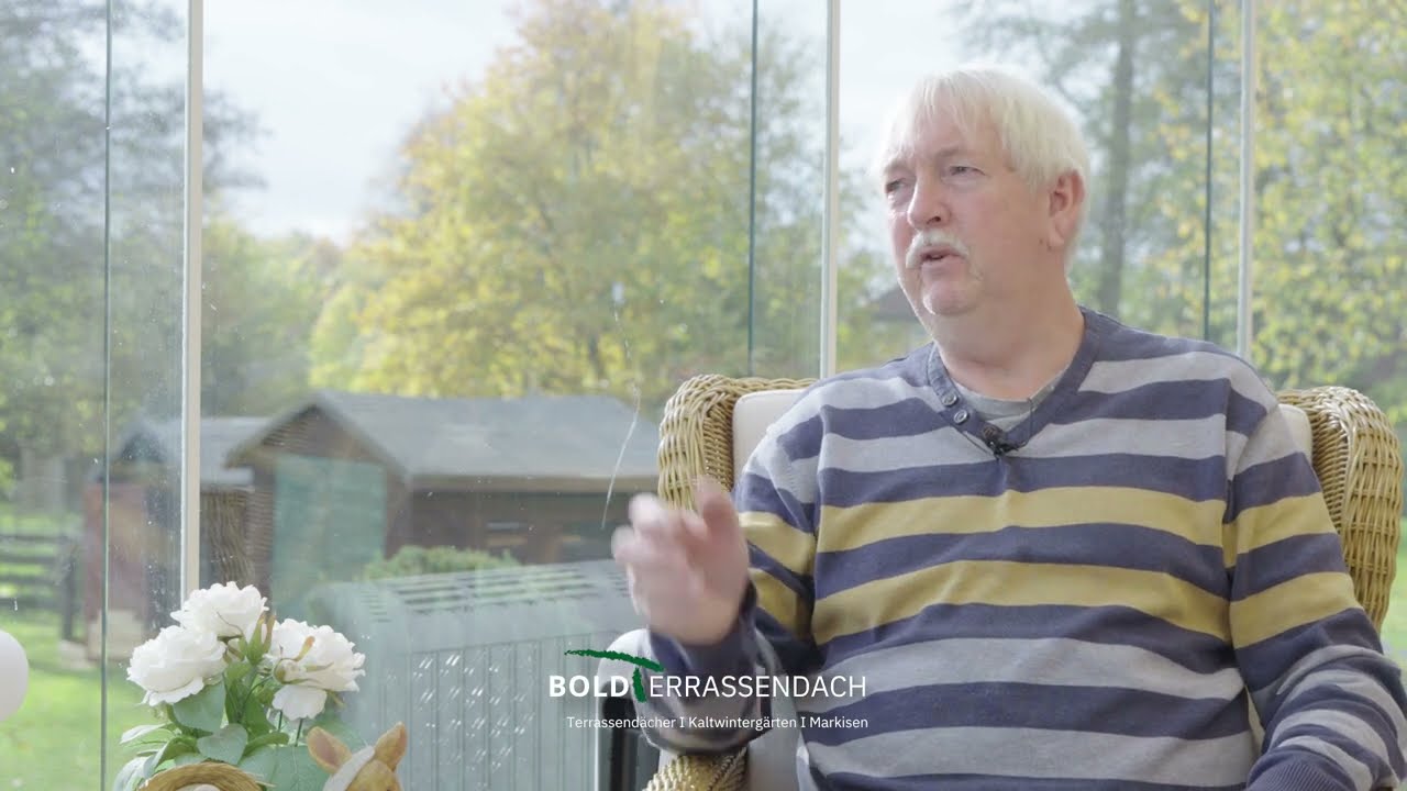 BoldTerrassendach Soltau - Testimonial wei&szlig;er Kaltwintergarten