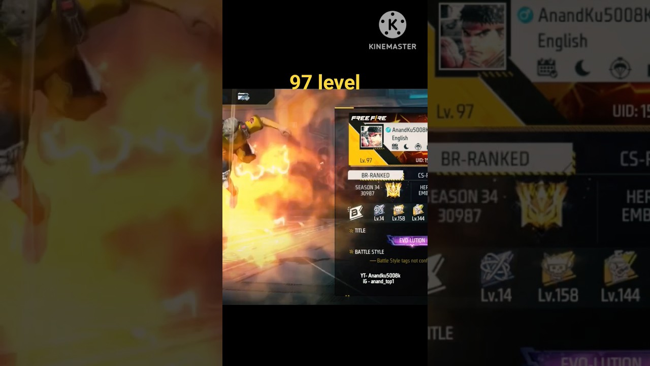 free fire ranks puss regional player Anandk 👍  #virel ok#shorts