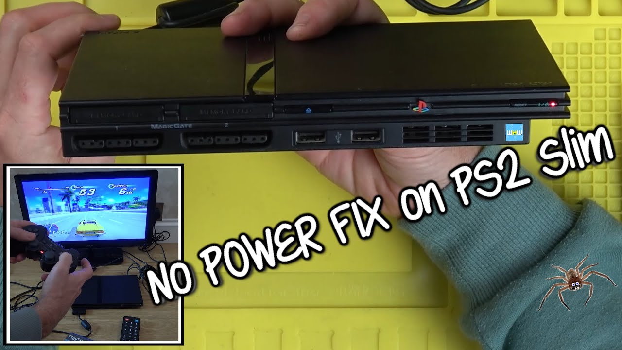 Как легко устранить проблему отсутствия питания на PS2 Slim и почистить ее
