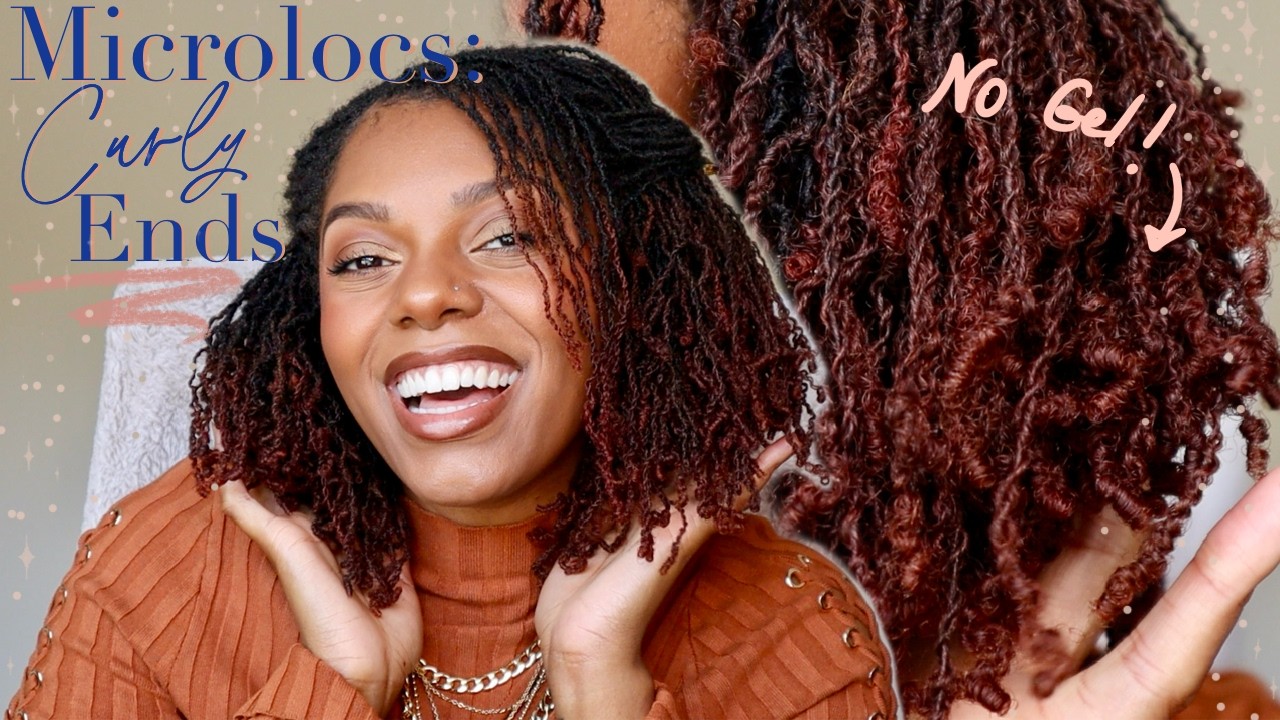 YES&mdash;These Curls Are REAL! How I Keep My Microlocs Healthy & Defined ✨ || DIY Microloc Journey