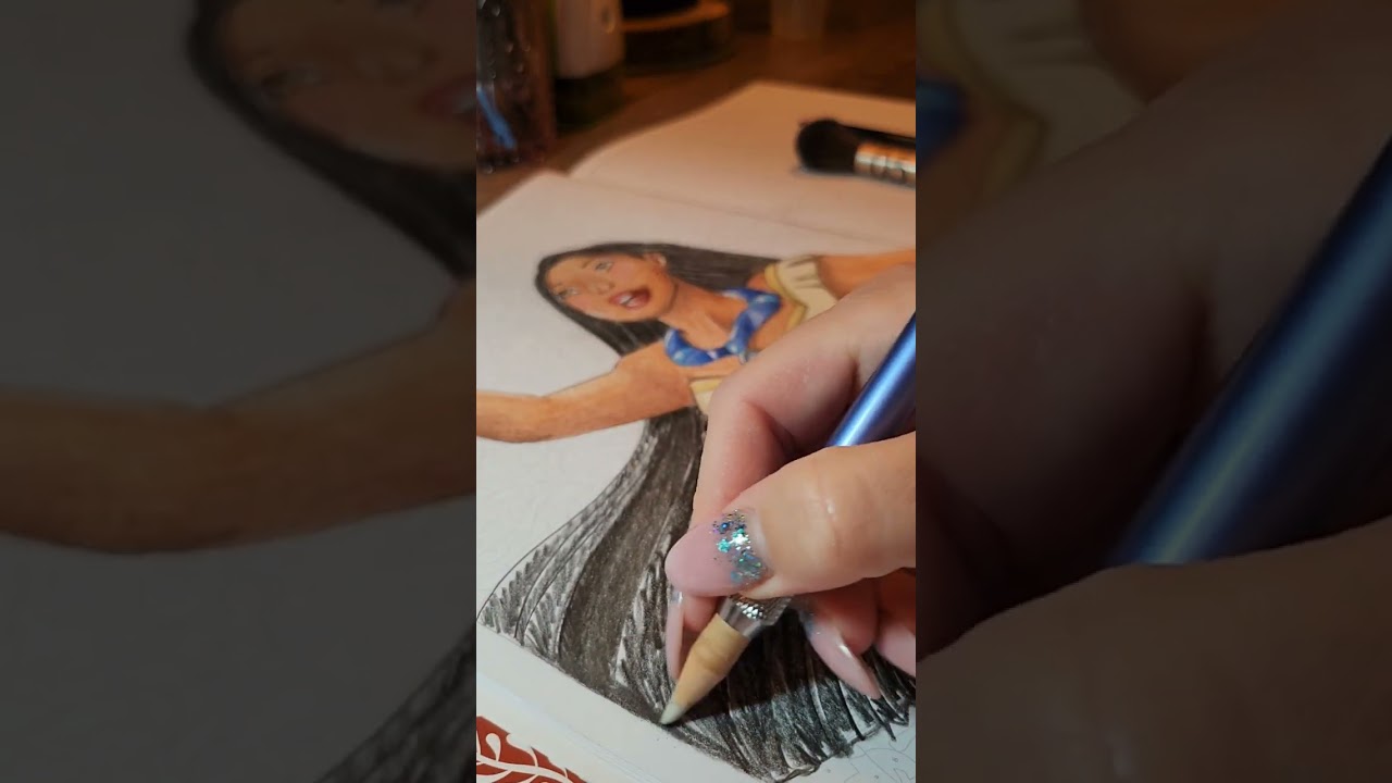 Démonstration utilisation du blender sur les crayons de couleurs brutfuner 180
