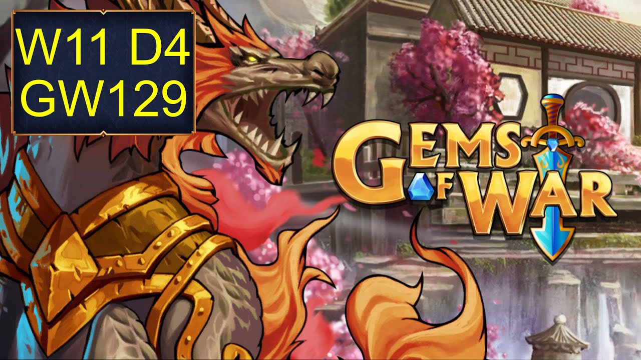 ⚔️ Gems of War: Guild Wars Week 11 Day 4, GW 129 | Monthly Spoilers, Final GW Day ⚔️