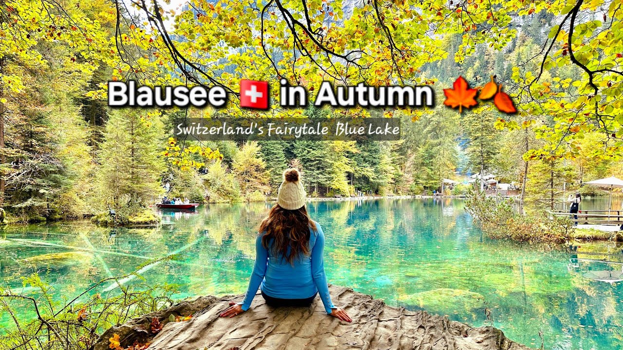 Blausee in Autumn 🍂 | Switzerland’s Fairytale Blue Lake  