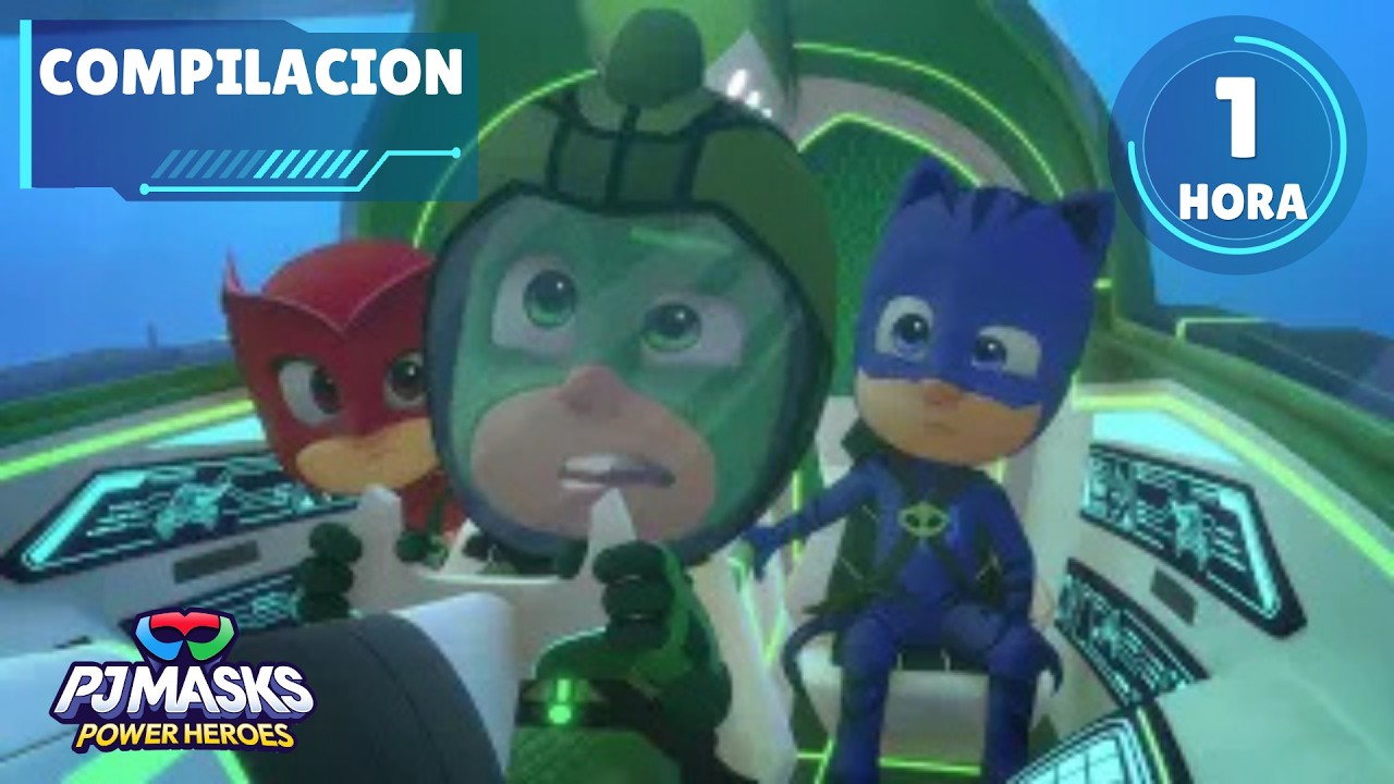 El regreso del pequeño y mucho más! 🌟 PJ Masks Español Latino 🌟 Dibujos Animados