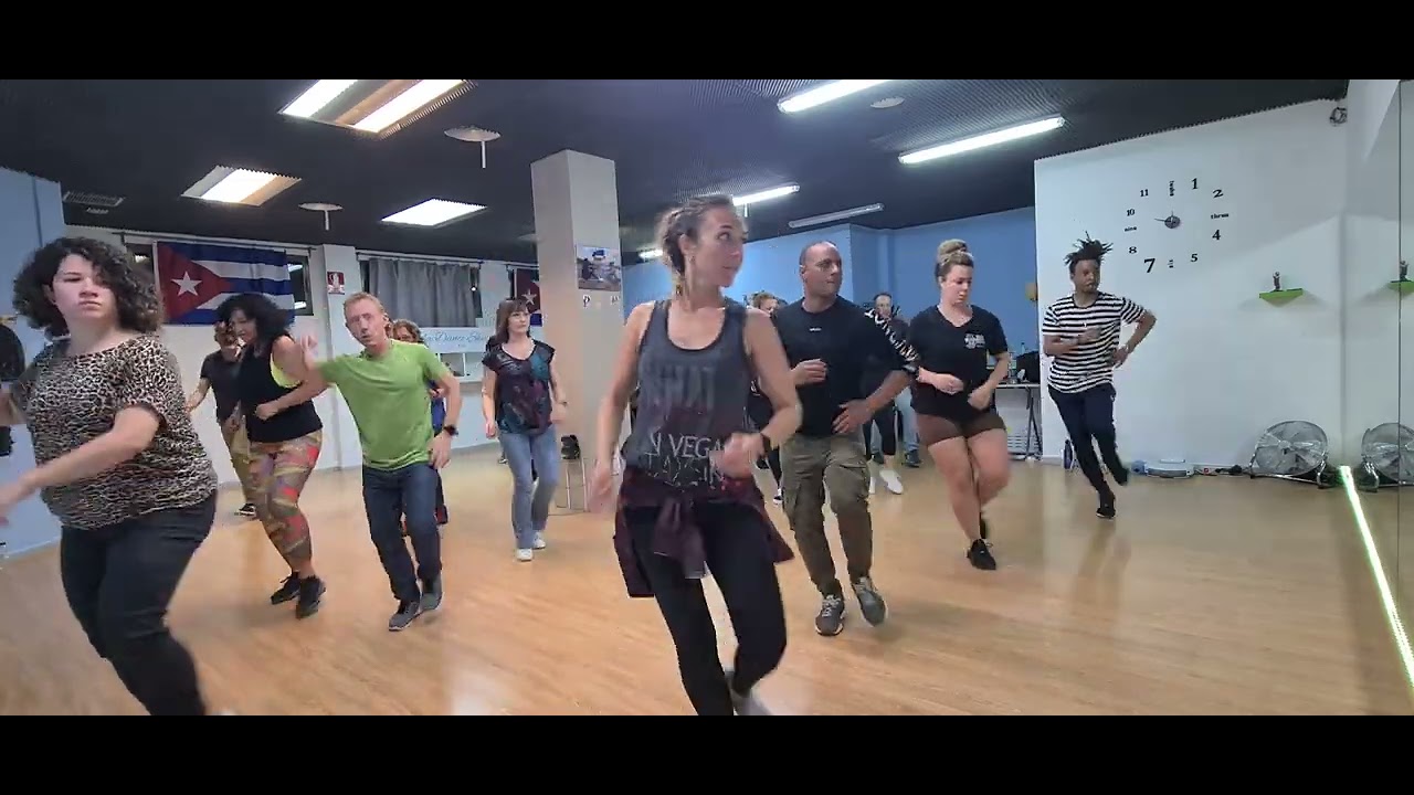 Taller de Timba cubana pasos libres musicalidad con Jorge Cano Cabrera Zaragozando a lo cubano