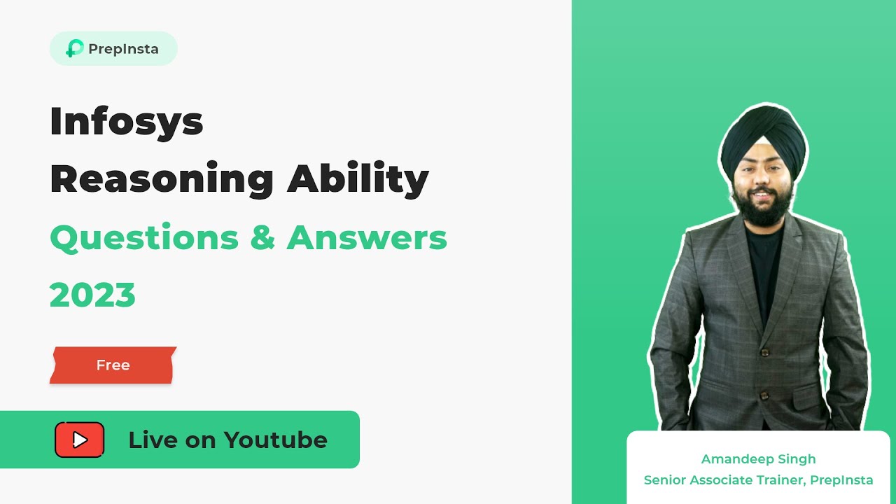 Infosys Reasoning Ability Questions and Answers 2023