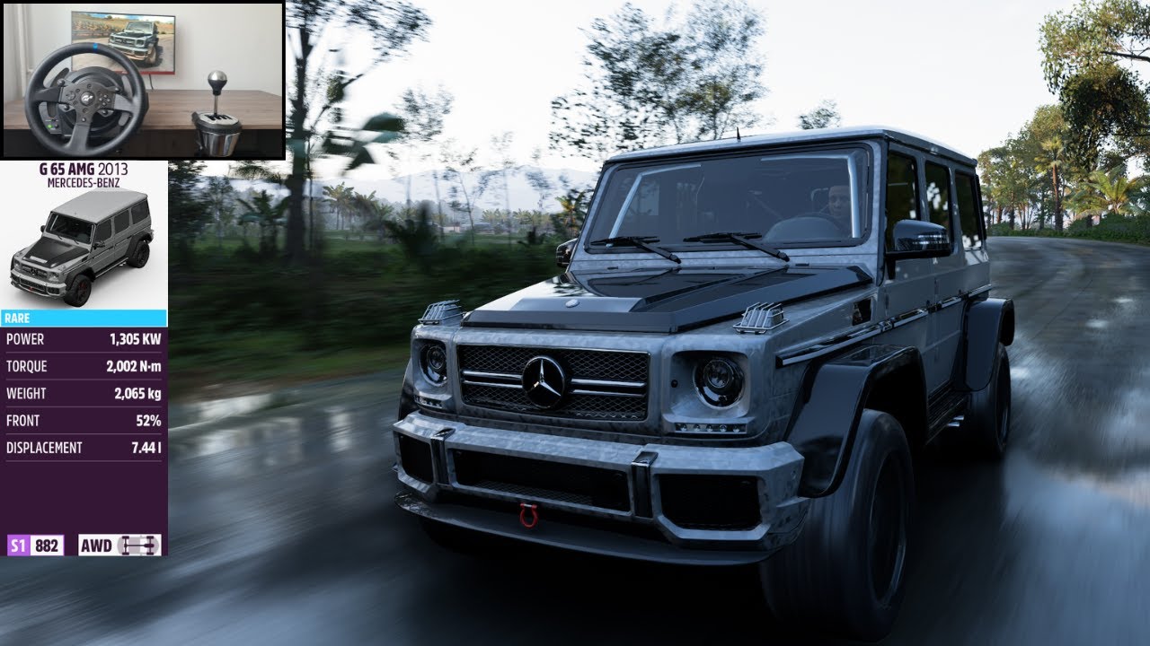 Mercedes G65 AMG V12 Forza Horizon 5 PS5 Steering Wheel Gameplay | Thrustmaster T300RS+TH8A Shifter