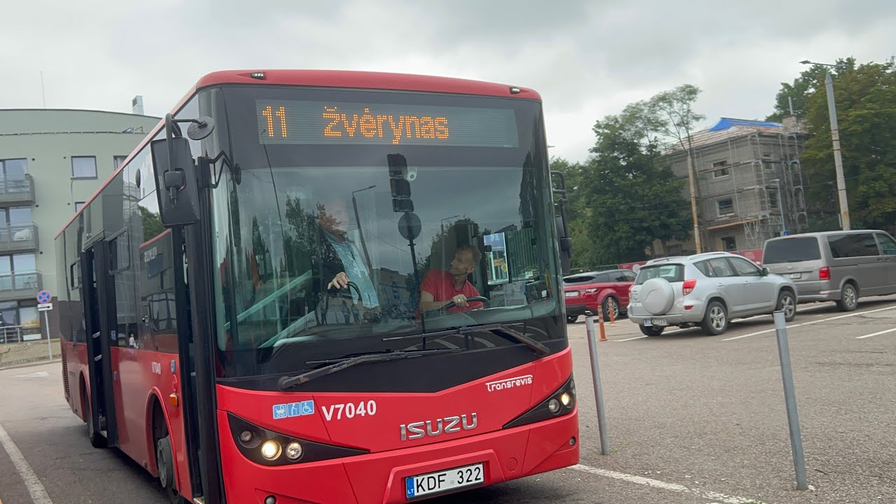 Vilniaus transportas. 11 autobusas: Žvėrynas - Senamiestis - Užupis