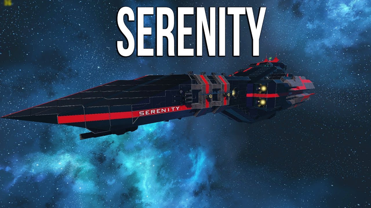 Space Engineers - RWI Serenity - Modified Defense Frigate!