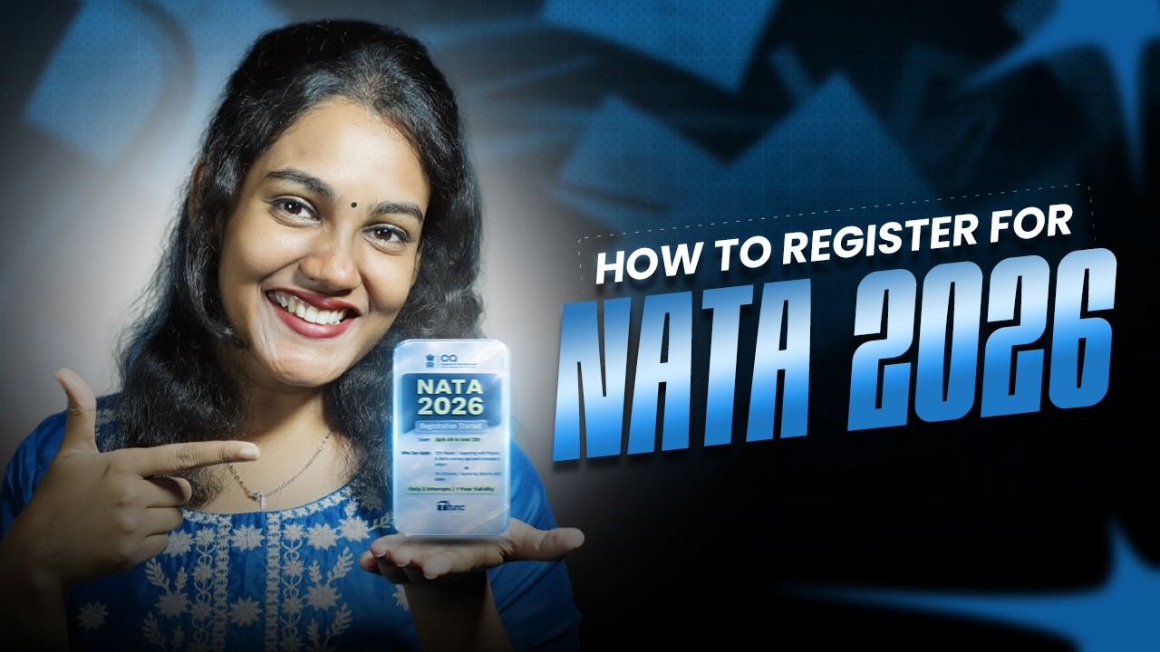 How to register for NATA 2026? 🤔 ⚠️
