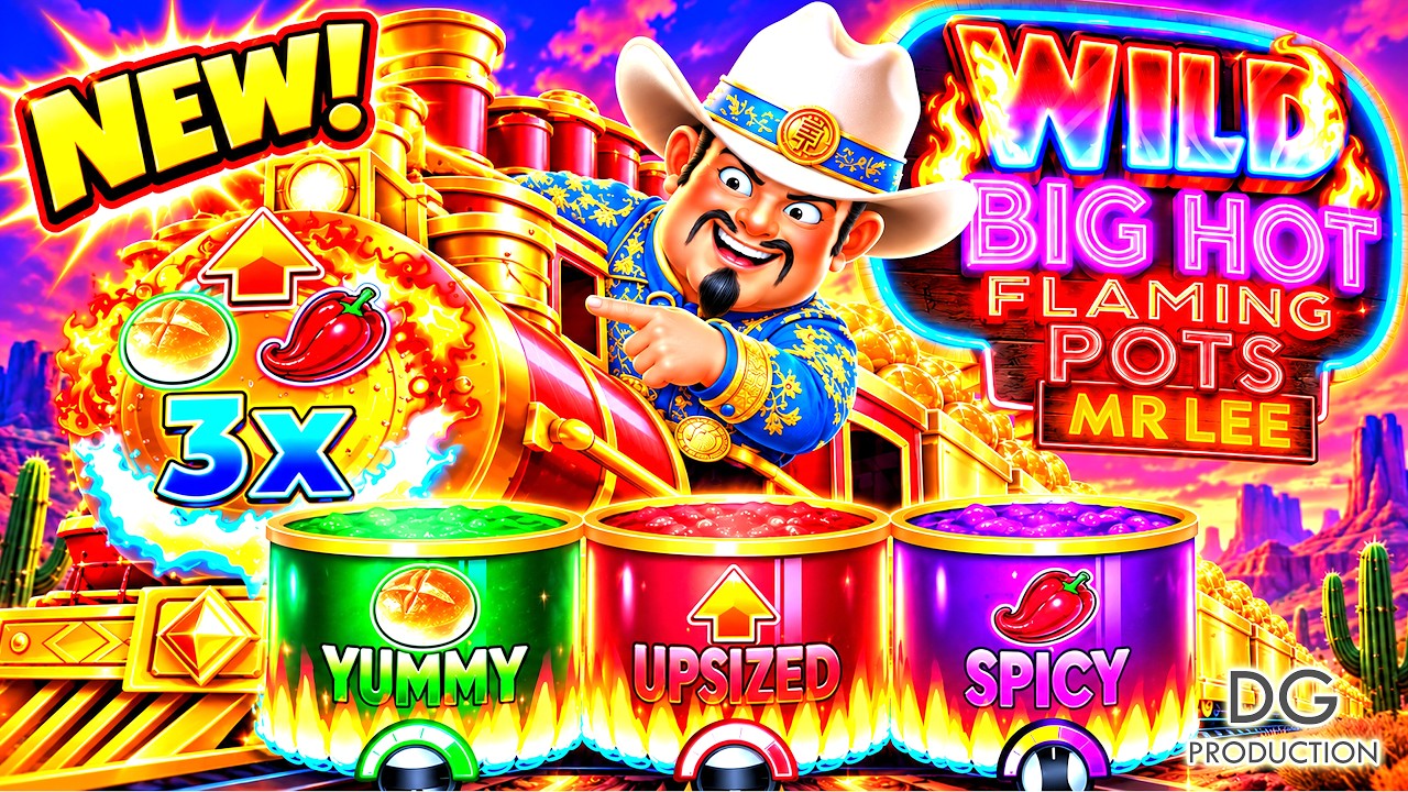 🚨ПЕРВЫЙ ВЗГЛЯД🚨ОГО, НОВЫЙ СЛОТ WILD BIG HOT FLAMING POTS С MR LEE &mdash; ПРЕЗЕНТАЦИЯ ИГРЫ 2026 G2E В К...