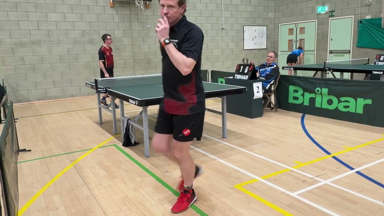 Rory Scott Vs Boguslaw Okonek VETTS Southern Masters Crawley Over 40s Men’s Singles Group 07/02/26. 
