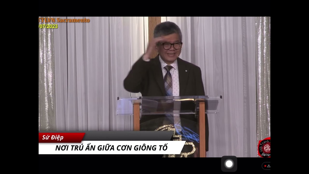 Nói trú ẩn giữa cơn giông tố- mục sư Hứa Trung Tín
